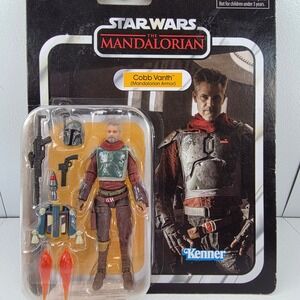 Star Wars Vintage Collection Cobb Vanth Mandalorian Armor Action Figure Kenner